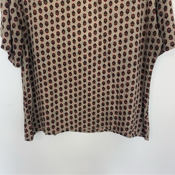 Vintage Pendleton Geometric Print Blouse Size 16 - Picture 8 of 11